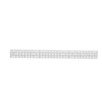 Baložu spīles putnu aizbāzni plastmasas blīvs blīvs balts 8el. 43 cm
