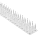Baložu spīles putnu aizbāzni plastmasas blīvs blīvs balts 8el. 43 cm