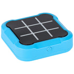 Circle cross cross elektroniskā puzzle spēle tic tac toe portatīvā konsole zila