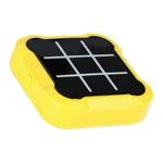 Krustu rats elektroniskā puzzle spēle tic tac toe konsole portatīvā dzeltena