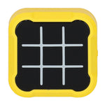 Krustu rats elektroniskā puzzle spēle tic tac toe konsole portatīvā dzeltena