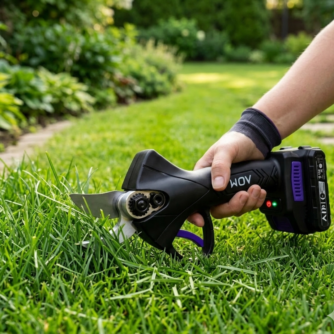 Cordless Electric Pruner with 2 batteries 21V