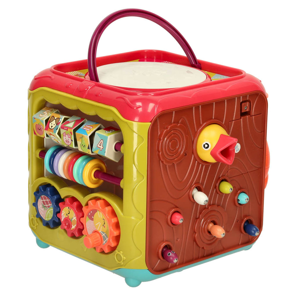 Sensorā rotaļlieta bērniem kubs 6in1