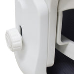 Bērna rakstāmgalda krēsls – ergonomisks, pagriežams, regulējams, pelēks
