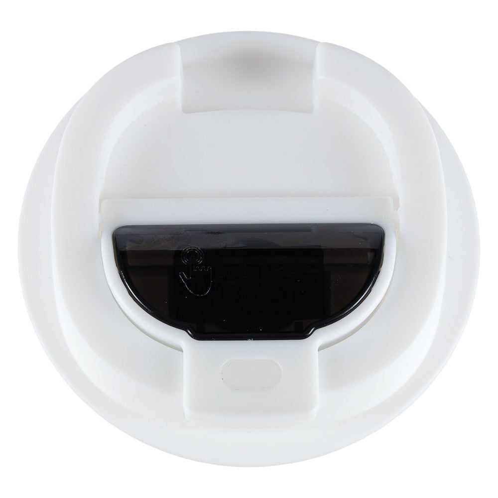 Termiskā krūze ar iemuti LED termoss 500ml balta