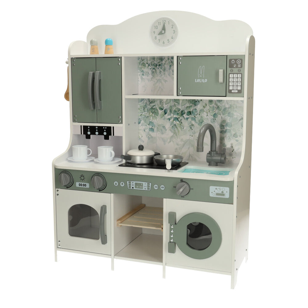 Koka virtuve MDF LULILO Saliko ar espresso automātu
