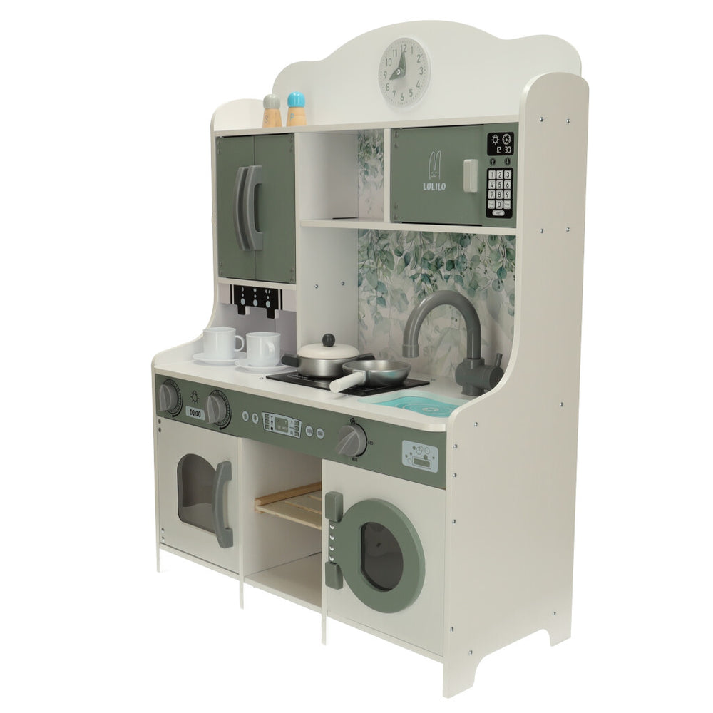 Koka virtuve MDF LULILO Saliko ar espresso automātu
