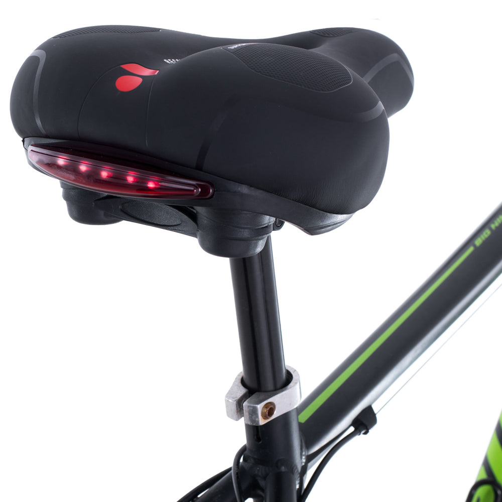L-BRNO Sporta velosipēda sēdeklis ērts putu elastīgs LED apgaismojums