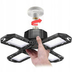 High-Power Foldable LED Lamp for Garage, Warehouse & Workshop, SKU: 166