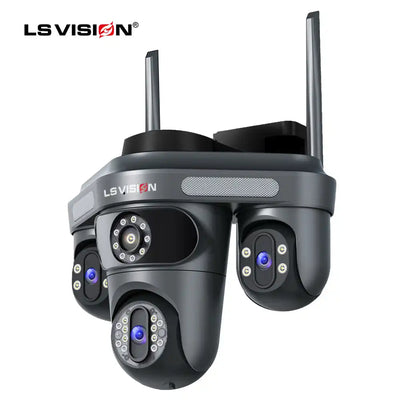 LS-WL310 3 Lens High-Quality 360 Degree Outdoor Wired CCTV Camera