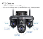 LS-WL310 3 Lens High-Quality 360 Degree Outdoor Wired CCTV Camera