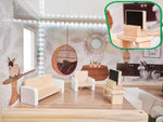 LULILO koka leļļu māja FLORO boho LED