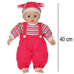 Maya bērnu lelle ar skaņu rozā 40cm