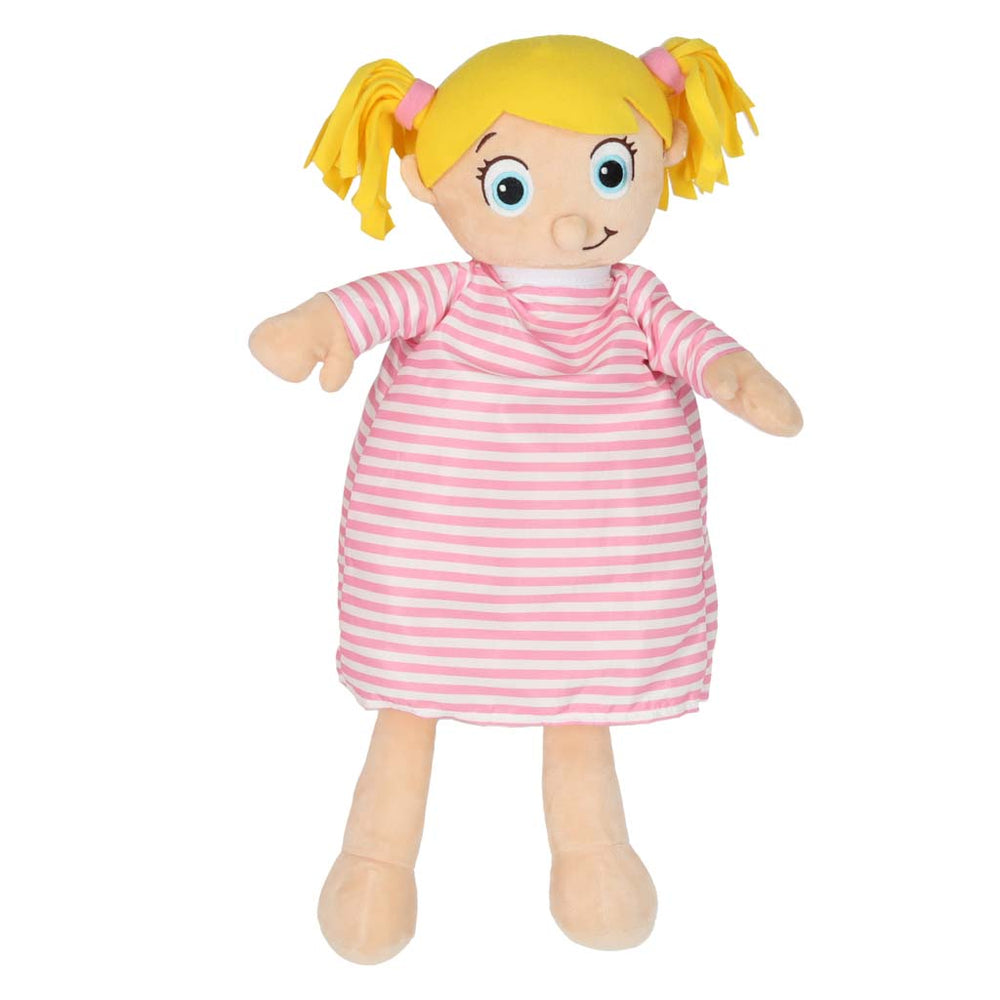 Maskot lelle, kas mācās anatomiju meitene
