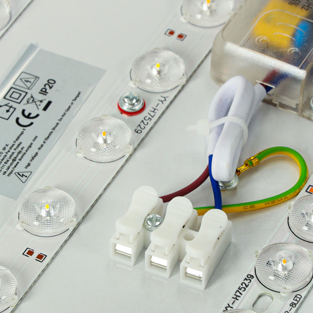 LED griestu lampas plafons bērnu istabai LUMELA + tālvadības pults mākoņrozā krāsā