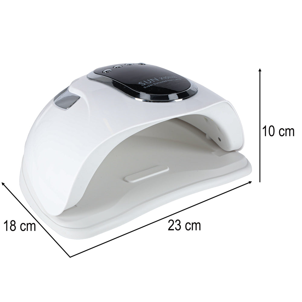 Nagu lampa Sun X10 UV 45 LED 280W manikīra hibrīdi gēli