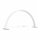 LED kosmētiskā lampa bez ēnām, galda lampa manikīram, ar izliektu loku, balta