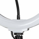 RGB LED gredzenveida selfiju lampa uz statīva
