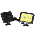 Saules kustības un krēslas sensora lampa 120 LED