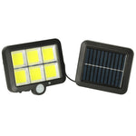 Saules kustības un krēslas sensora lampa 120 LED