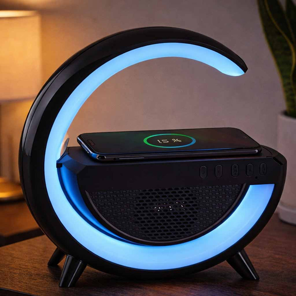 RGB LED uzlādes gaismas indukcijas radio