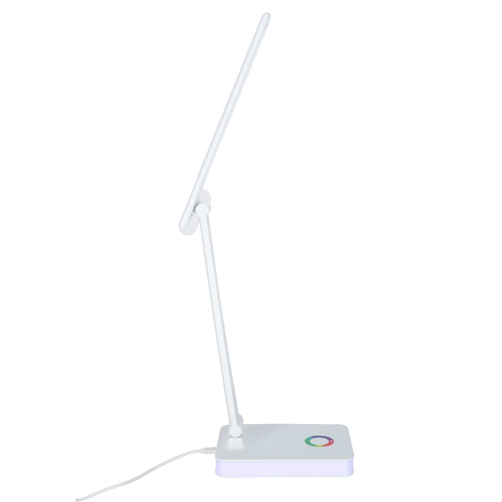 LED galda lampa salokāma touch USB