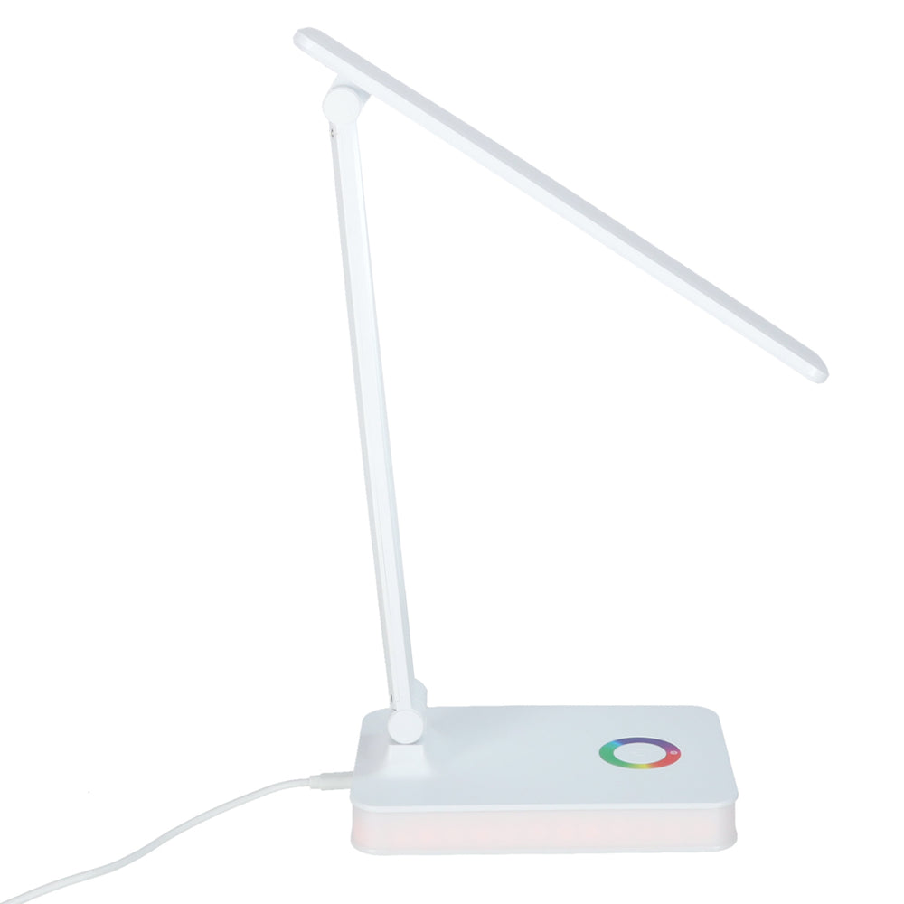 LED galda lampa salokāma touch USB