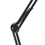 LED galda lampa USB grozāmā roka 2 stiprinājuma metodes