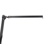 LED galda lampa USB grozāmā roka 2 stiprinājuma metodes