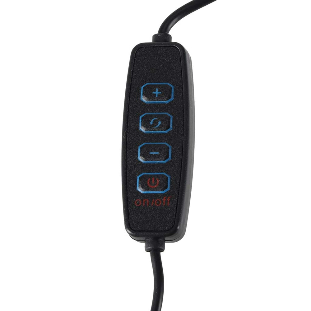 LED galda lampa USB grozāmā roka 2 stiprinājuma metodes