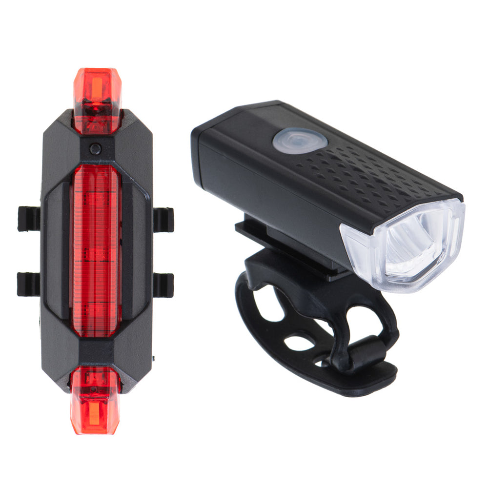 LED velosipēda lukturis aizmugures-priekšējais komplekts USB