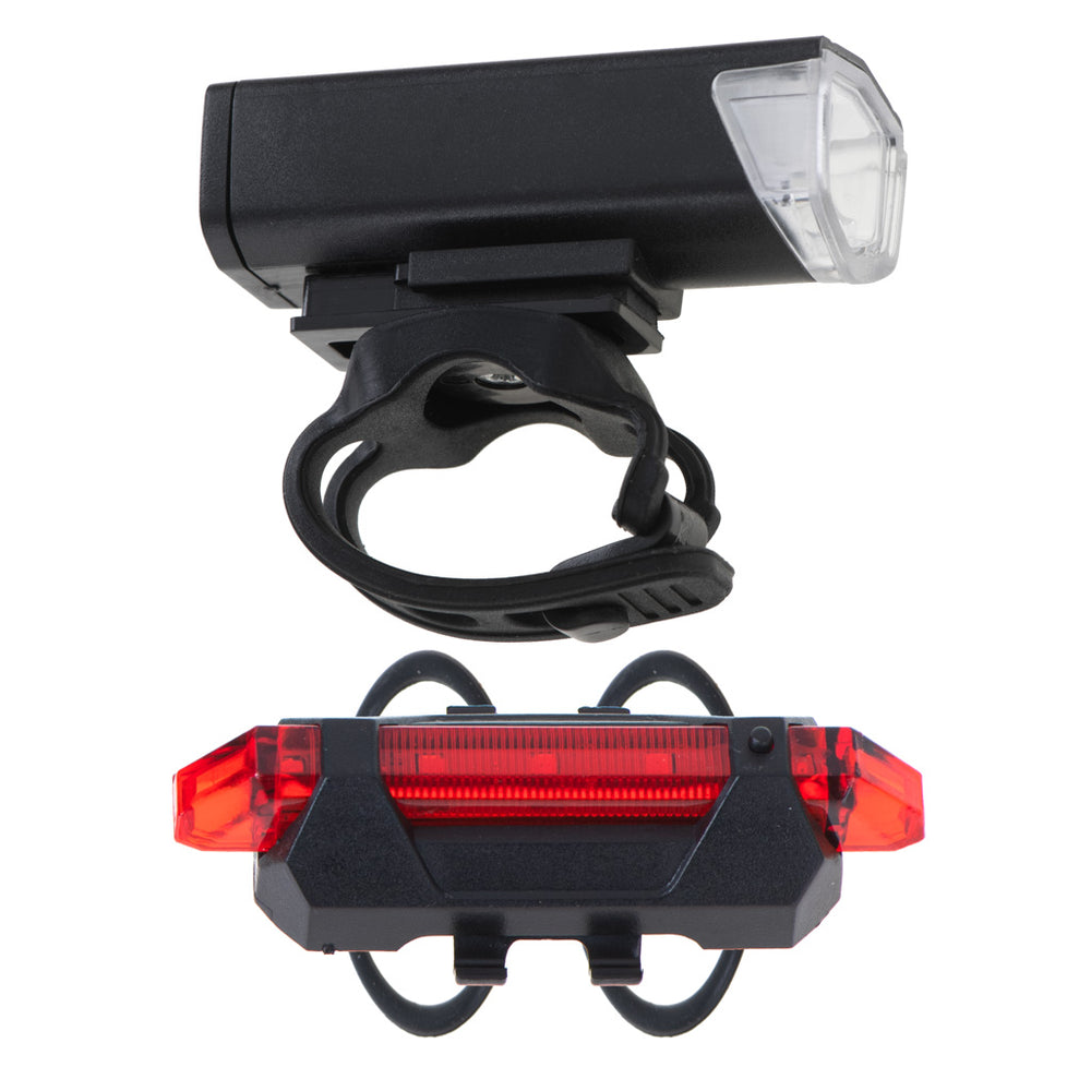 LED velosipēda lukturis aizmugures-priekšējais komplekts USB