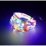LED dekoratīvie vadi 5m 50LED daudzkrāsains apgaismojums