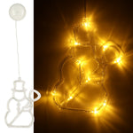 LED piekaramais apgaismojums Ziemassvētku rotājums sniegavīrs 49cm 10 LED diodes