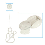 LED piekaramais apgaismojums Ziemassvētku rotājums sniegavīrs 49cm 10 LED diodes