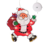 LED kulonu gaismas Ziemassvētku rotājumi Santa ar dāvanām
