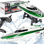 RC tālvadības laiva FT009 zaļa