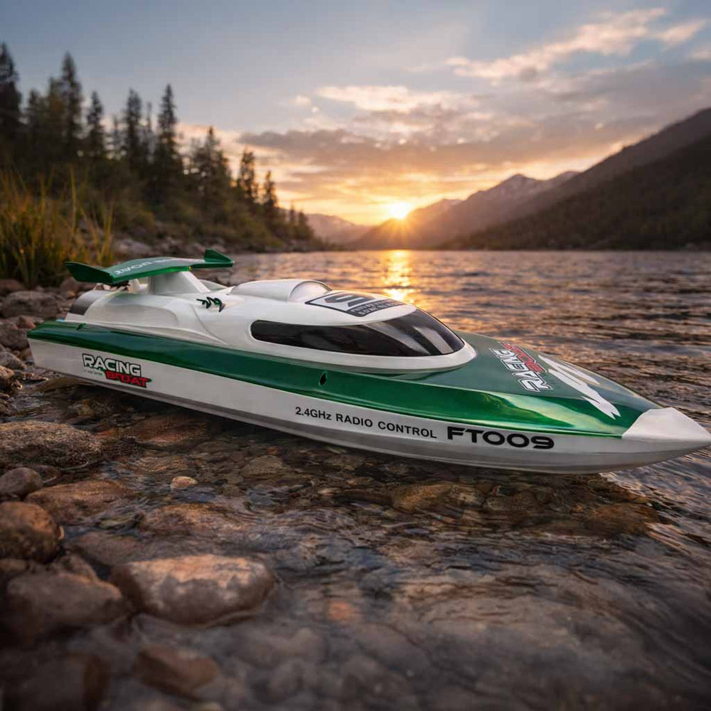 RC tālvadības laiva FT009 zaļa
