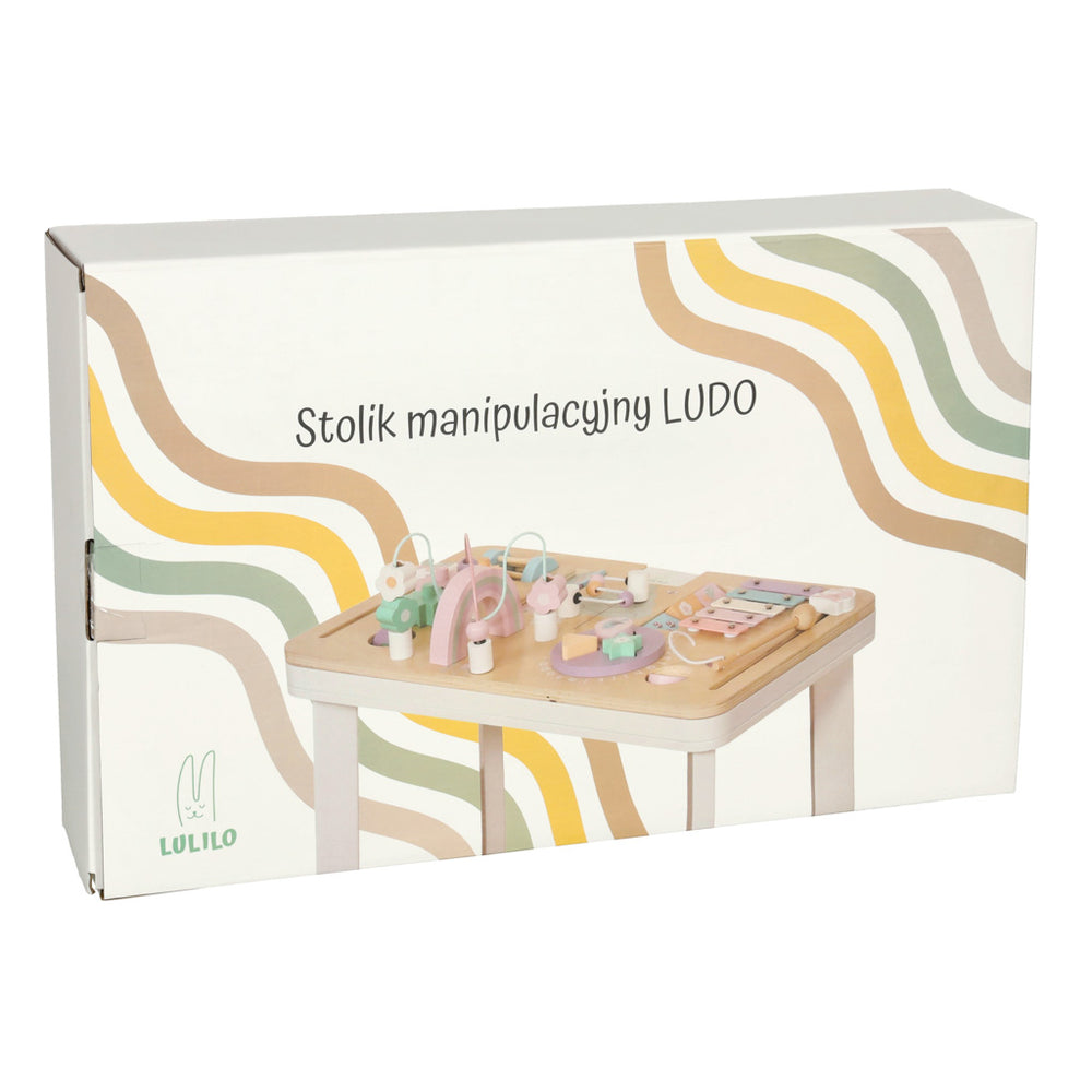 Lulilo montessori pasteļu manipulatīvais galds