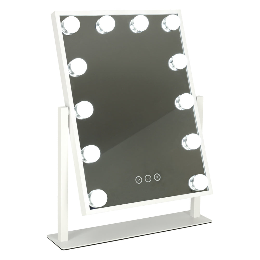 LED kosmētikas spogulis ar USB spuldzēm 30x40cm