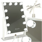 LED kosmētikas spogulis ar USB spuldzēm 30x40cm