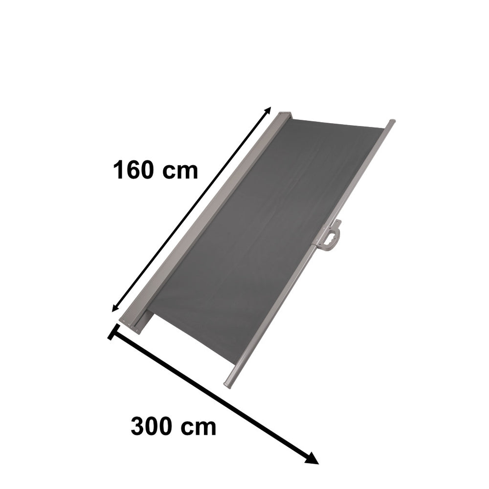 Sānu terases nojume LUARO izvelkamais ekrāns 160 x 300 cm