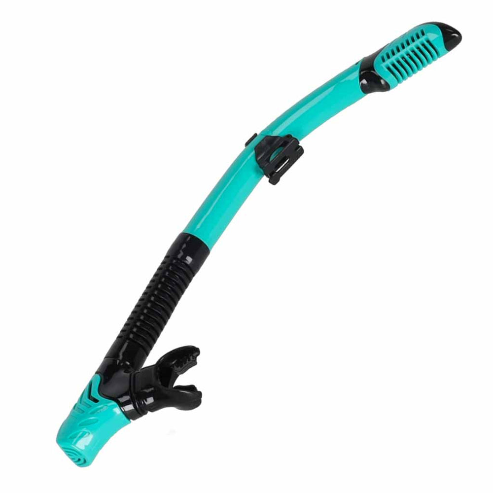 Snorkelēšanas maska, brilles, caurule un pīpe – komplekts zils-melns