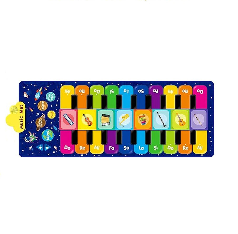 Bērnu interaktīvais muzikālais deju paklājs 8 instrumenti 10 melodijas