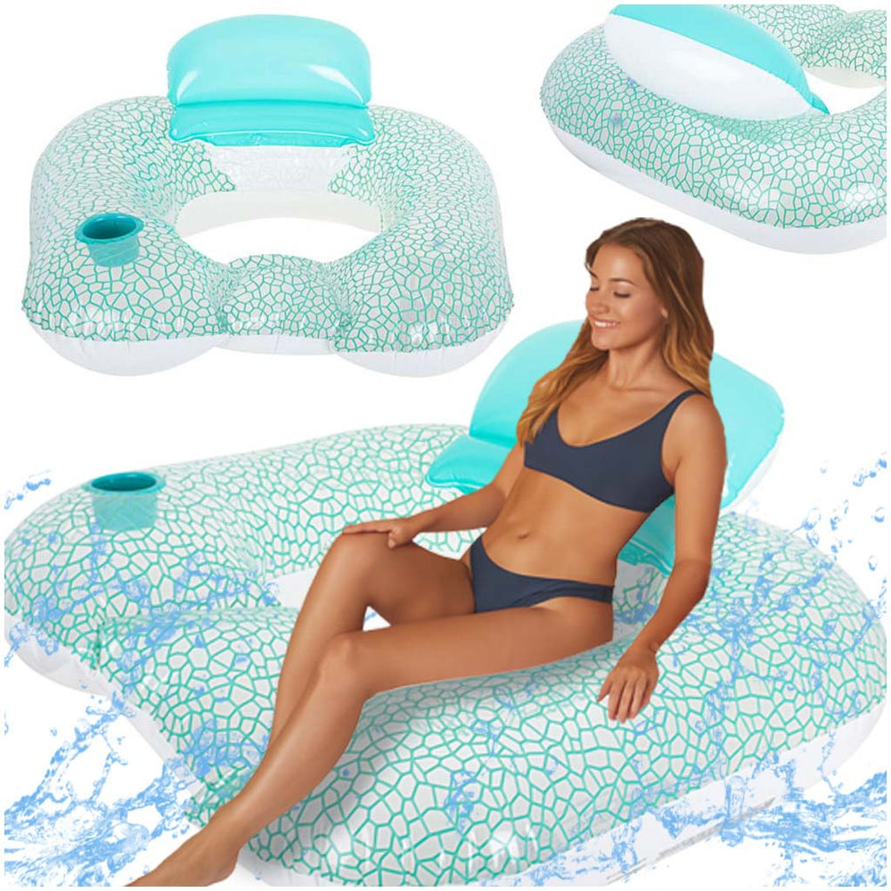 BESTWAY 43097 piepūšamais matracis, atpūtas krēsls 102 x 94cm
