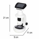 Elektronmikroskops wifi USB LCD ekrāns 200x 1000x