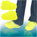 Ūdensnecaurlaidīgi zābaku aizsargi wellingtons S dzeltens izmērs 26-34