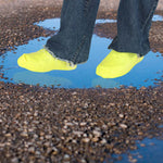 Ūdensnecaurlaidīgi zābaku aizsargi wellingtons S dzeltens izmērs 26-34