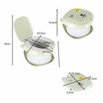 Saliekamais ceļojuma podiņš bērniem, ceļojuma tualete, zaļa