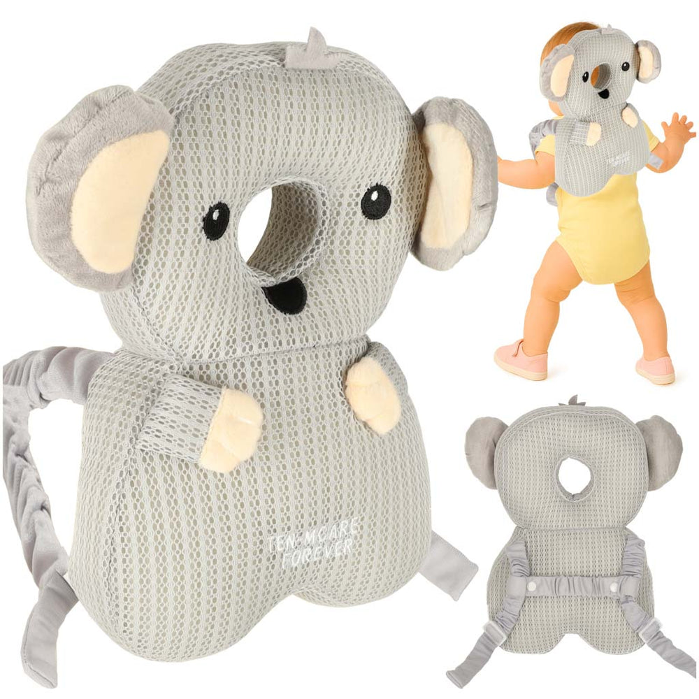 Galvas aizsardzības spilvens mācībām staigāt koala kritiena drošības mugursoma